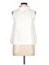Talbots Ivory Sleeveless Blouse Size Lg Petite - photo 1