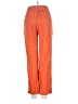 Monteau Orange Casual Pants Size S - photo 2