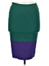 BCBGMAXAZRIA Color Block Green Formal Skirt Size M - photo 1