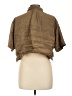 Darling Brown 3/4 Sleeve Button-Down Shirt Size L - photo 2