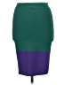 BCBGMAXAZRIA Color Block Green Formal Skirt Size M - photo 2