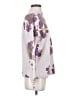 Ann Taylor LOFT Floral Purple Pullover Sweater Size S - photo 4