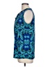 Roz & Ali 100% Polyester Blue Sleeveless Blouse Size L - photo 5