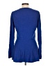 Ann Taylor LOFT Blue Long Sleeve Top Size L - photo 2