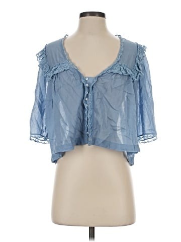 Free People Short Sleeve Blouse (view 1)