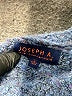 Joseph A. Tweed Blue Pullover Sweater Size S - photo 7
