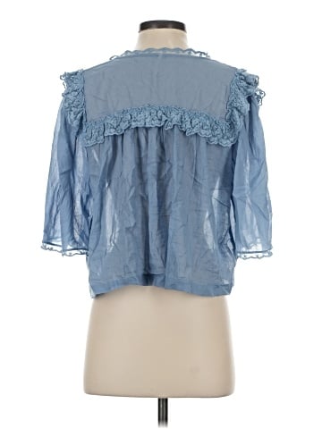 Free People Short Sleeve Blouse (view 2)