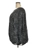 Ann Taylor LOFT 100% Polyester Black Long Sleeve Blouse Size 22 - photo 5