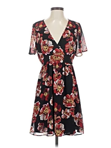 Madewell Tulip-Sleeve Mini Dress in French Rose (view 1)