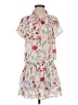 Parker 100% Polyester Floral White Casual Dress Size S - photo 1