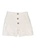 Zara Solid Ivory Khaki Shorts Size M - photo 1
