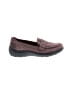 Clarks Burgundy Flats Size 8 1/2 - photo 1
