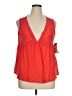 Eyeshadow Orange Sleeveless Blouse Size XL - photo 1