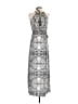 Calypso St. Barth 100% Polyester Paisley Silver Cocktail Dress Size XS - photo 2