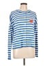 Lands' End 100% Cotton Blue Cardigan Size L - photo 1