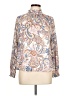 Talbots Paisley Ivory Long Sleeve Blouse Size Lg Petite - photo 1