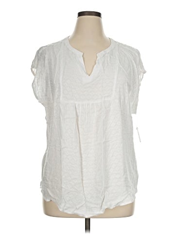 Liz Claiborne Short Sleeve Blouse (view 1)