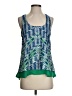 Maeve 100% Polyester Green Sleeveless Blouse Size S - photo 1