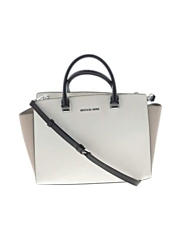 MICHAEL Michael Kors Leather Satchel (view 1)