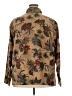 Caribbean Joe Floral Brown Long Sleeve Blouse Size 3X - photo 2
