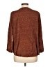 West Kei 100% Polyester Brown 3/4 Sleeve Blouse Size L - photo 2
