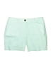Lands' End Houndstooth Green Shorts Size 8 - photo 1