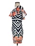 Jealous Tomato Print Blue Cocktail Dress Size S - photo 5
