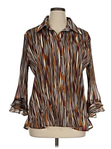 Cj Banks 3/4 Sleeve Blouse (view 1)