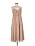 Reformation 100% Polyester Tan Casual Dress Size 8 - photo 1