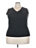 Avenue Gray Sweater Vest Size 22 - photo 1