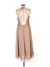 Reformation 100% Polyester Tan Casual Dress Size 8 - photo 2