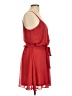 Mimi Chica 100% Polyester Solid Red Casual Dress Size L - photo 4