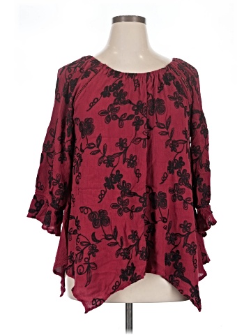 Forgotten Grace 3/4 Sleeve Blouse (view 1)