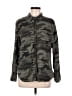 Sanctuary Camo Green Long Sleeve Button-Down Shirt Size M - photo 1