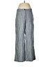 Sundance Chevron-herringbone Blue Linen Pants Size 6 (petite) - photo 1