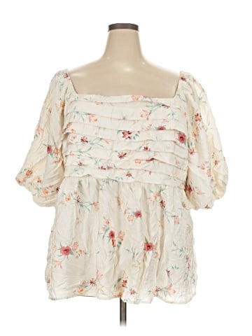 Torrid 3/4 Sleeve Blouse (view 1)
