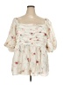 Torrid Ivory 3/4 Sleeve Blouse Size 4X Plus (4) - photo 1
