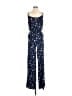 Honey Punch 100% Rayon Stars Blue Jumpsuit Size S - photo 1