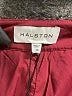 Halston 100% Polyester Metallic Burgundy Casual Pants Size 10 - photo 7