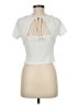 Atelier White Short Sleeve Top Size M - photo 2