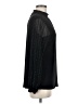Anne Klein Solid Black Long Sleeve Blouse Size M - photo 4