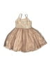Zenzi Metallic Tan Dress Size S (kids) - photo 2