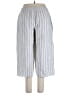 Coldwater Creek 100% Linen Stripes Silver Linen Pants Size 14 (petite) - photo 2