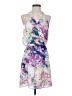 Parker 100% Polyester Print Purple Cocktail Dress Size XS - photo 1