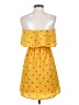 Everly 100% Polyester Yellow Casual Dress Size S - photo 2