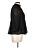 Monteau 100% Polyester Black Long Sleeve Blouse Size L - photo 4