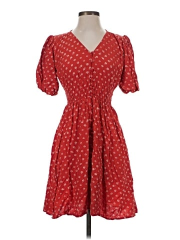 Madewell Sophia Mini Dress in Bandana Flower (view 1)