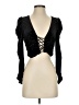 For Love & Lemons Black Long Sleeve Top Size S - photo 1