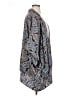 Xhilaration 100% Polyester Gray Kimono Size XL - XXL - photo 4