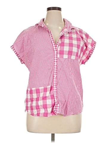Christopher & Banks Short Sleeve Blouse (view 1)